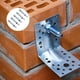 thumbnail image 5 of Anclajes de anclaje, 10 piezas M10/10 mm Anclajes de carga pesada galvanizados, Anclajes de metal galvanizado, para barandillas, muros cortina, vigas, palanquillas, soportes ER, 5 of 5
