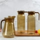 thumbnail image 3 of ¡Ahorros! Jarra acrílica VISALY de 1100 ml, jarra de plástico transparente con tapa, jarra pequeña de plástico para agua, té, limonada, jugo y leche., 3 of 4