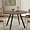 Brown, variant on Round Wood Dining Table for 4-6, 47" Mid Century Modern Kitchen Table (Only Table), Brown