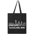 thumbnail image 3 of Inktastic Cleveland Ohio Skyline Tote Bag, 3 of 4