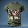 thumbnail image 4 of CHENge Men's Casual USA 250Th Anniversary Printed T-Shirt American 250Th Anniversary Patriotic Flag Shirt, 4 of 7