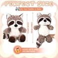 thumbnail image 5 of 2 piezas de mapache de peluche, mapache pequeño, animal de peluche, lindo mapache de peluche, mapache marrón, peluche, mapache del bosque, juguete de peluche, animal de peluche suave, 5 of 5