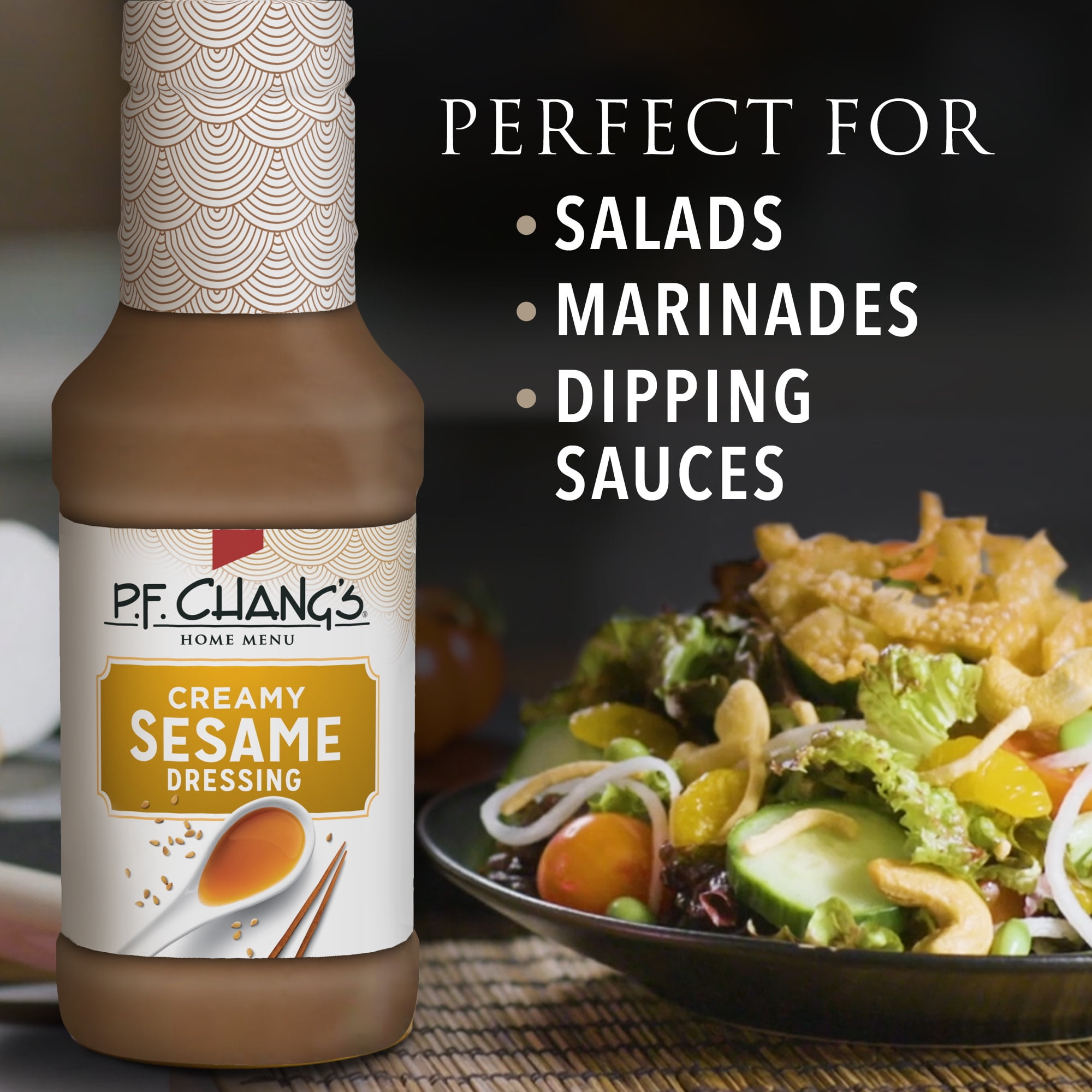 P.F. Chang's Home Menu Creamy Sesame Salad Dressing, 16 fl oz.