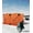 Orange, variant on Lumiparty Pop-up Ice Fishing Shelter, 5-7 Person Insulated Tent, Portable Hub-Style Ice Fishing Shelter, 68 Square Feet of Fishable Area,  Red