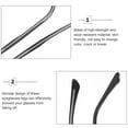 thumbnail image 4 of HLONK Lunettes de Remplacement Branches de Lunettes Lunettes de Soleil Bras de Lunettes Lunettes Jambes en Métal Kit de Jambes Pièces de Réparation Embouts de Monture, 4 of 9