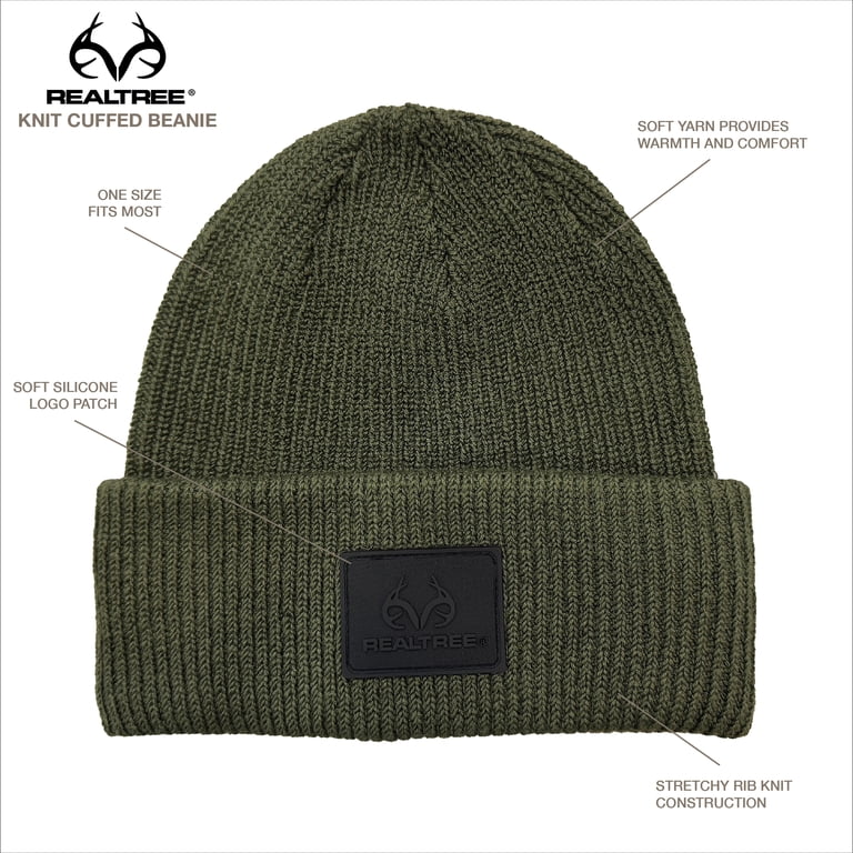 Realtree Knit Cuffed Beanie Olive photo 3