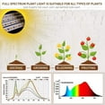 thumbnail image 3 of Grow Light Plant Light Indoor Plants Full Spectrum Clip Plant Growing Lamp Level Dimmable Auto On Off Timing Hrs ( ), 3 of 7