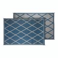 thumbnail image 1 of Faulkner 68912 Reversible 12' L X 9' W Blue/Ivory Polypropylene Camping Mat, 1 of 4