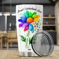 thumbnail image 3 of Autism Awareness Coffee Tumbler Autism Puzzle Piece Tumblers Insulated Travel Mugs Stainless Steel Cup With Lid 20 Oz Mug Gifts For Therapist Child Women Mom On Birthday, 3 of 6