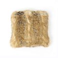 thumbnail image 1 of Quality Home Faux Fur Pillow - Insert Not Included - Amber Fox - 30"W x 30"L - (Set of 2 Pillow Covers), 1 of 3