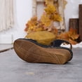 thumbnail image 5 of YgkuHd Women's Casual Wedge Sandals Fish Mouth Open Toe Buckle Forefoot Strap Adjustable Ankle Strap Chunky Heel Black,5.5, 5 of 9