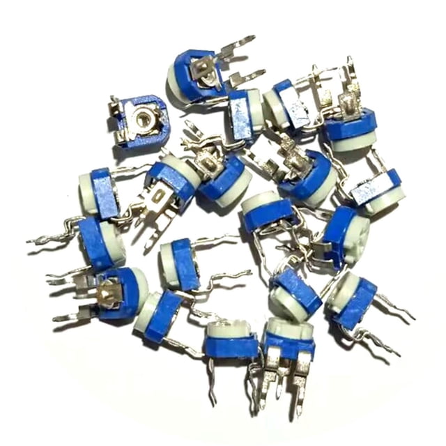 Surtido de resistencias verticales 100R 101K de resistencia variable de potenciómetro de 20 piezas para reemplazo directo de larga vida útil Cola Resistencia variable