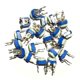 thumbnail image 2 of Potenciómetro De Película De Carbono De Resistencia De 3x20 Piezas 100R Para Profesionales Duraderos, 2 of 8