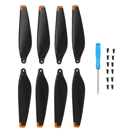 Image of Drone Propellers for Mini 3 RC Drone Wing Blades Replacement Propellers Accessories Orange Edge