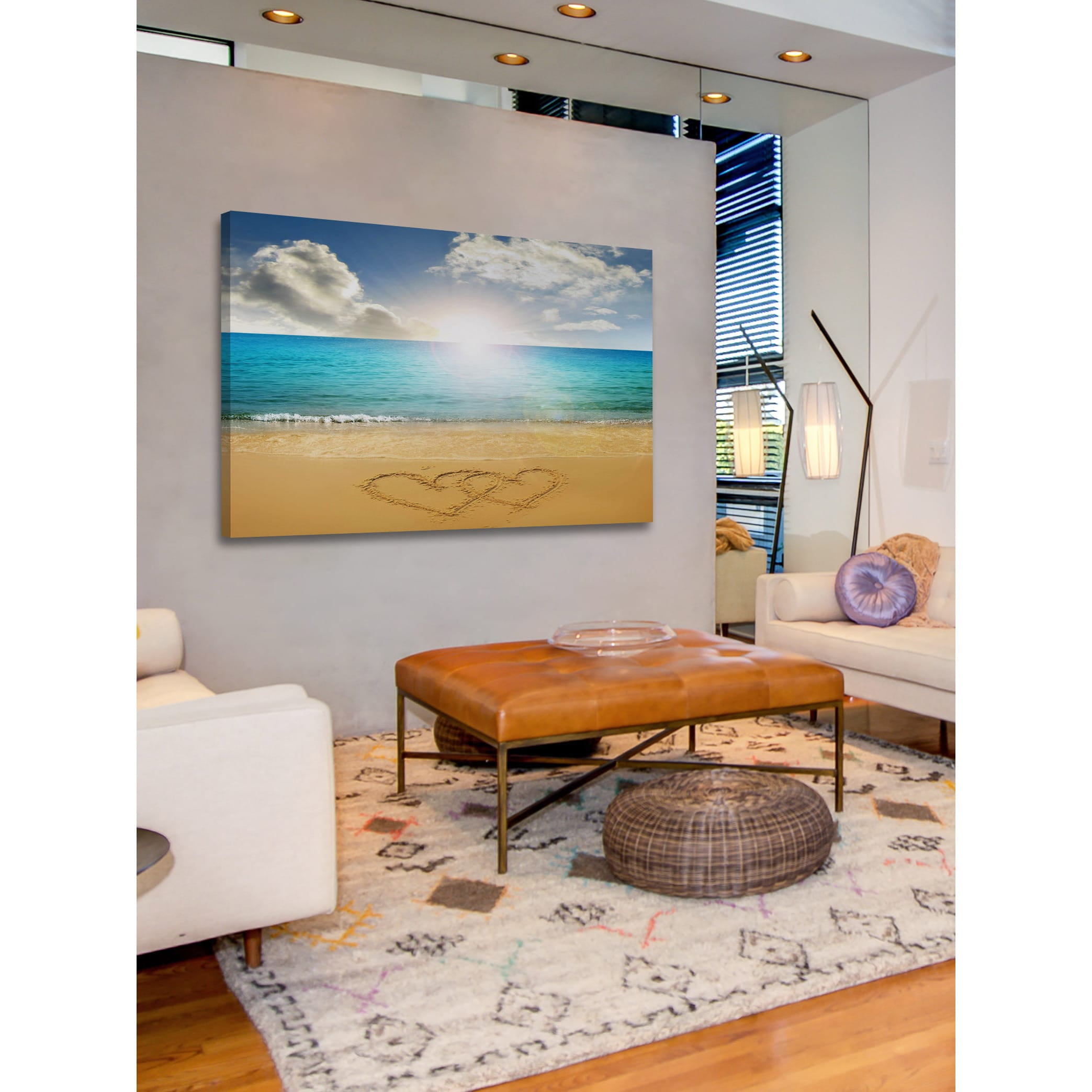 Marmont Hill "Hearts Linked" Painting Print on Wrapped Canvas