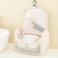 thumbnail image 6 of SPOORYOO Translucent Cosmetic Bag,Cosmetic Bag Set Frosted Translucent PVC With Zipper Handle Portable Travel Bag,Hangable And Handy Cosmetic Bag, 6 of 7