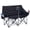 Black, variant on ABORON Oversized Loveseat Camping Chair for Two with UPF 50+ Canopy Sun Shade, Portable Folding Canopy Camping Chair with Cup Holder & Side Pocket, Double Camping Chair for Outdoor Beach Lawn Picnic