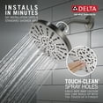thumbnail image 6 of Delta 4-Setting Raincan Shower Head - 75444SN, 6 of 14