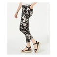 thumbnail image 3 of Jen 7 By 7 For All Mankind Womens Navy Zippered Pocketed Floral Skinny Pants 14, 3 of 4