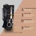 thumbnail image 3 of ONTAKI Beard & Mustache Scissors Japanese Steel Professional Grooming Shears 5.5 inch, 3 of 5