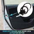 thumbnail image 2 of Actuador de cerradura de puerta eléctrica trasera izquierda del lado del conductor con cable para Nissan Cube 2009-2014 Negro, 2 of 7