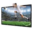 thumbnail image 1 of Projector Screen Portable pantalla proyector 60 100 120 inch 16:9,Polyester Outdoor Movie Screen For Travel Home Theater ,Long Lasting, 1 of 8