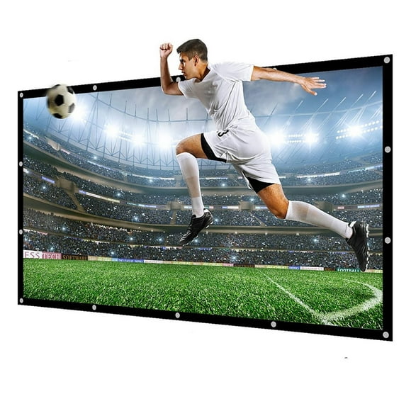 Projector Screen Portable pantalla proyector 60 100 120 inch 16:9,Polyester Outdoor Movie Screen For Travel Home Theater ,Long Lasting