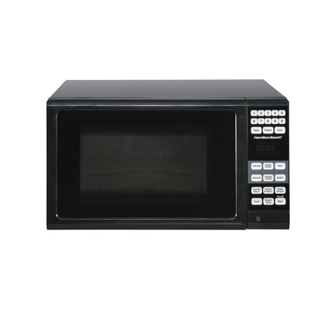 Hamilton Beach 0.7 Cu. Ft. Black Microwave Oven (Best Wall Oven Microwave Combination)