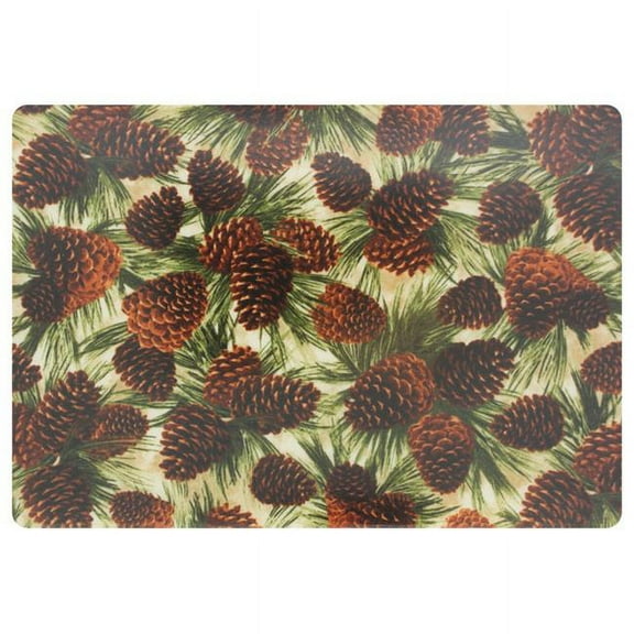 Andreas TRS-912 Pinecones Square Trivet- Pack of 3