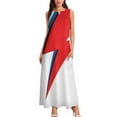 thumbnail image 3 of Lightning bolt fashion glam rock lovers gift Long Dress clothing wom summer02 dresses korean style Dress, 3 of 7