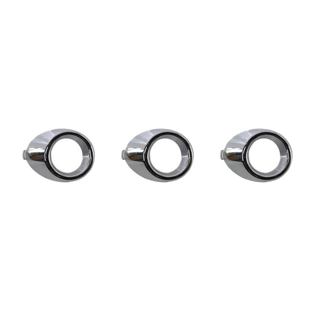 Sidaley Marco de luz antiniebla delantera para coche, embellecedor de lámpara de conducción de estilo extraíble, carcasa decorativa Type1 NO1