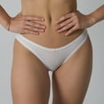 thumbnail image 2 of hoksml French Panties for Women - Ruffled Lace Sheer Breathable Underwear Comfortable Briefs, 2 of 4