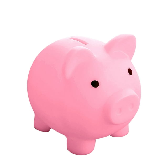 1pc Plastic Pig Bank Boy Girl Child Gift Cute Bank Creative Bank Cartoon Card Bank