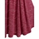 thumbnail image 4 of Camiseta de Espacio Teñido con Tiras Cruzadas en Talla Extra Rosegal  Mangas largas de talla grande, 4 of 5
