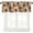 Coffe-brown-2, variant on Coffee Kitchen Valance Curtain, Coffee Bean Collage Print Home Decor Short Drapes Living Room Dining Room Cafe Window Treatment 1 Panel 54" W x 18" L Inch