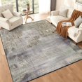 thumbnail image 6 of Modern Abstract 5x7 Area Rug, Washable Non Slip Soft Low Profile Indoor Rug, Textured Neutral Floor Rug for Living Room, Bedroom, Dining Room & Office, 6 of 13