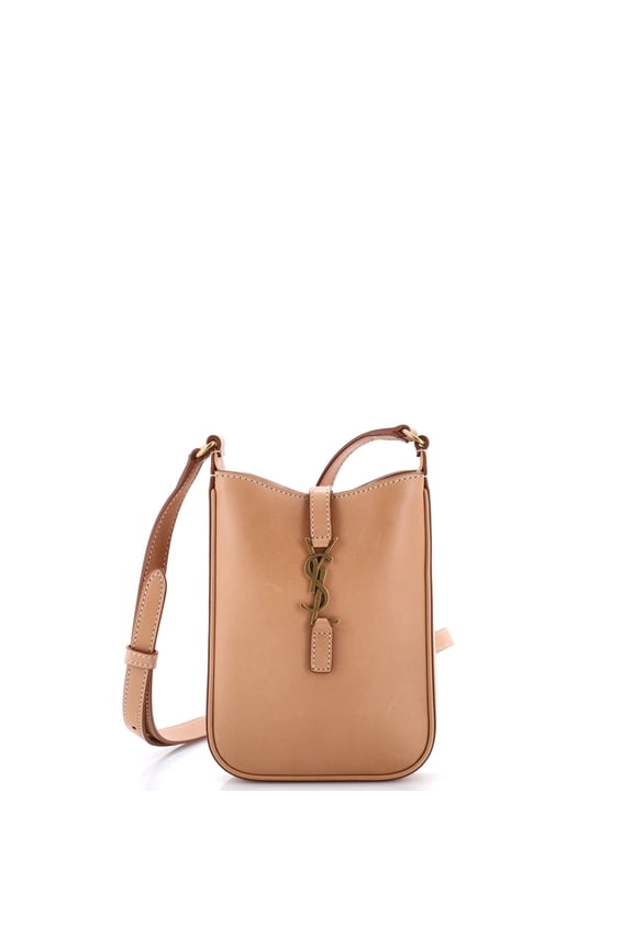 Pre-Owned Le 5 a 7 Vertical Shoulder Bag Leather Mini By Rebag