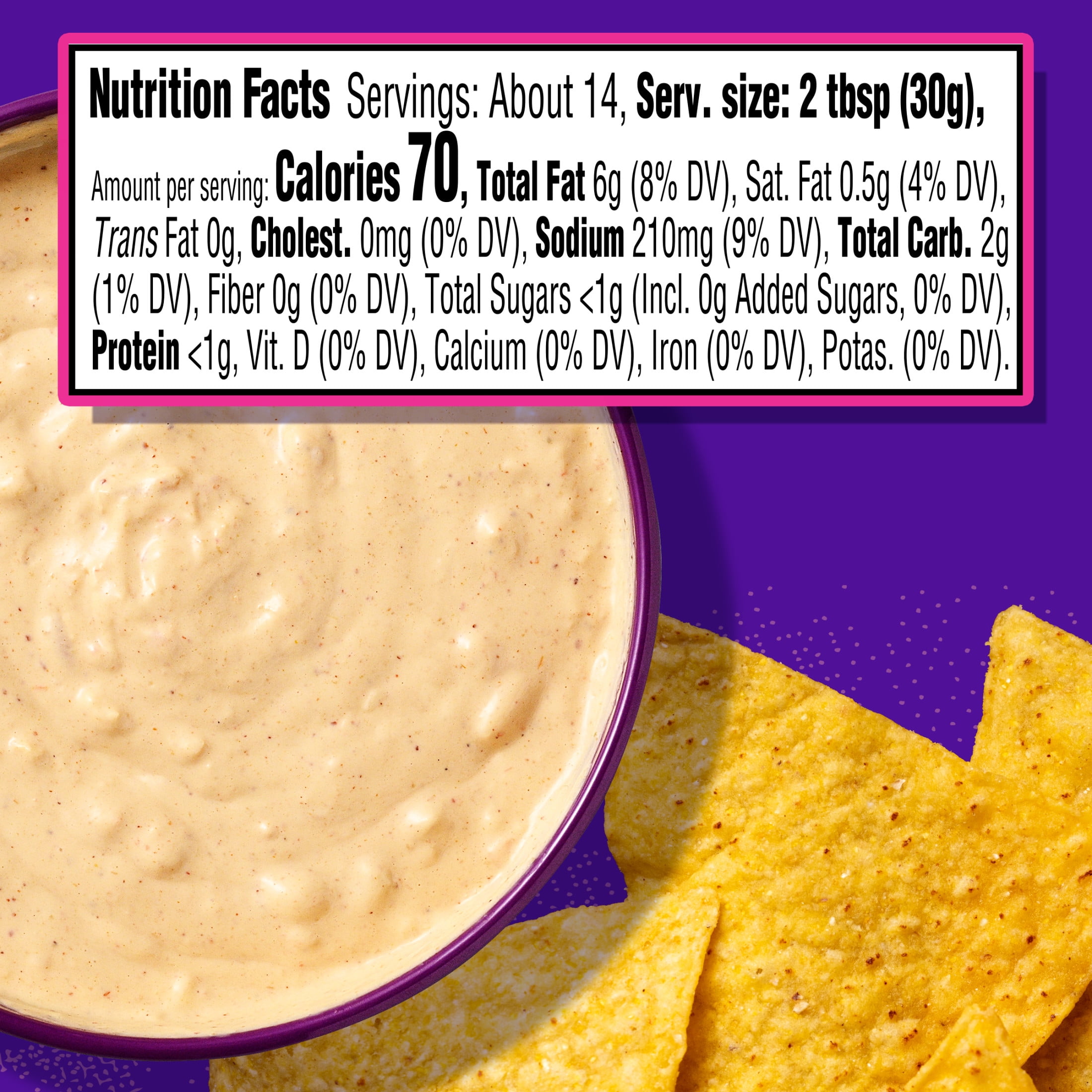 Taco Bell Creamy Crunch-Dip Supreme Cravings Dip, 15 oz Jar