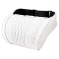 thumbnail image 2 of Luckky Universal Memory Foam Car Headrest Neck Pillow, Soft Comfortable Auto Head‑Support Cushion, Ergonomic Travel Neck Rest Pillow for Car Seat, White, 2 of 7