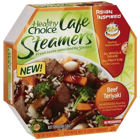 Healthy Choice Cafe Steamers Beef Teriyaki, 10 oz