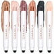 thumbnail image 1 of Barra de sombra de ojos con purpurina con pincel suave, lápiz de sombra de ojos suave y sedoso con base de imprimación de sombra de ojos a prueba de manchas, cosméticos de maquillaje de ojos, 1 of 1