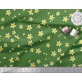 thumbnail image 3 of Soimoi Poly Georgette Fabric Plumeria Floral Print Sewing Fabric Yard 52 Inch Wide, 3 of 3