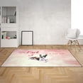 thumbnail image 2 of Every Fart is Love Note Boston Terrier Guilty Face Happy Valentine's Indoor Rug Gentleman Dog Lover Gifts Carpet Living Bed Room Sofa Home Decor - 01016, 2 of 5
