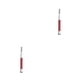 thumbnail image 4 of Kearding clip de barbacoa pinzas de comida de acero inoxidable de alta temperatura pinzas antiadherentes herramienta de cocina de cocina rojo/8 Rojo/8 pulgadas (19.5 cm) 2piezas, 4 of 6
