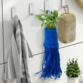 thumbnail image 4 of Hand Crocheted Storage Bag (Large Blue) Organizers and Storage, Crochet Alien Plant Hanger Crochet Pattern Mini Yip Yip Crochet Hanging Yip, by Meiiso, 4 of 5