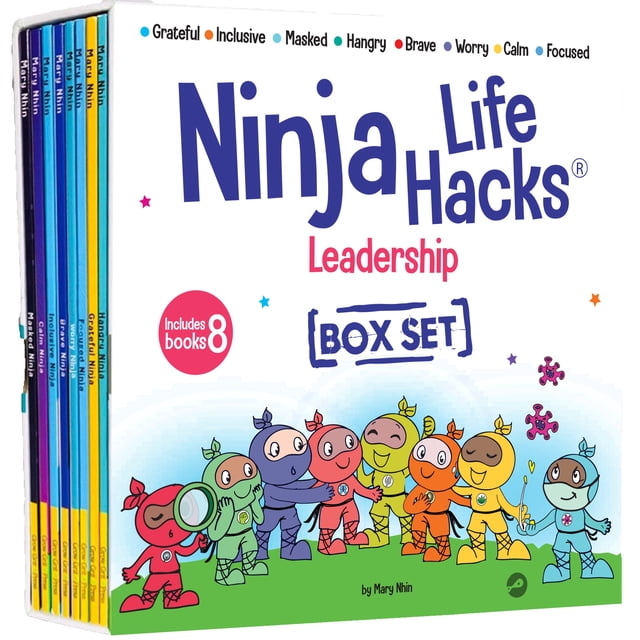 Set de libros Ninja Life Hacks Leadership, 8 libros 17-24