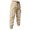 Khaki, variant on IAJDKMEK Men's Cotton Cargo Pants - Loose Fit Multi-Pocket Work Trousers and Hiking Pants for Casual Wear and Active Lifestyle,Army Green L
