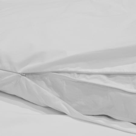 Down Etc. 235TC Baffle Box Feather Bed Protector - White - Full 56 x 77 x (Even The Best Fall Down)