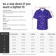 thumbnail image 5 of Balery Beautiful Purple Snowflakes Camisas hawaianas de manga corta para hombre, camisas playeras de corte holgado, camisas de vacaciones con botones,XX-Large, 5 of 7
