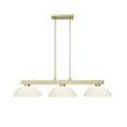 thumbnail image 7 of Z-Lite Cobalt 3 Light Billiard, Steel Frame, Matte Opal Shade Color, 7 of 7